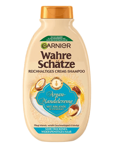 Wahre Schätze Reichhaltiges Creme-Shampoo Argan-Mandelcreme - Produktabbildung